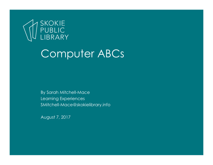 computer abcs