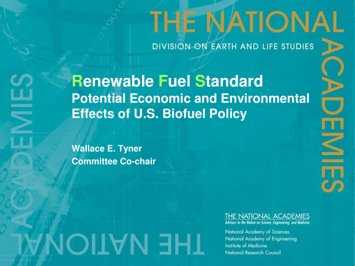 renewable fuel standard