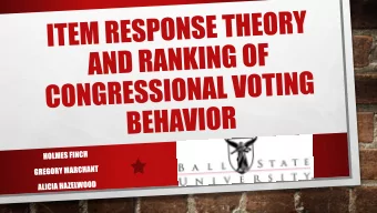 THE USE OF RANKINGS IN SOCIAL POLICY ANALYSIS  The ranking of individuals, states, and nations