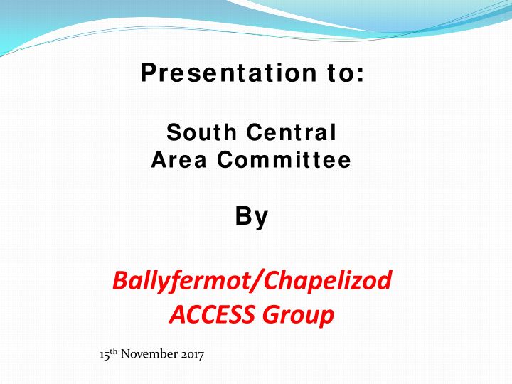 ballyfermot chapelizod access group