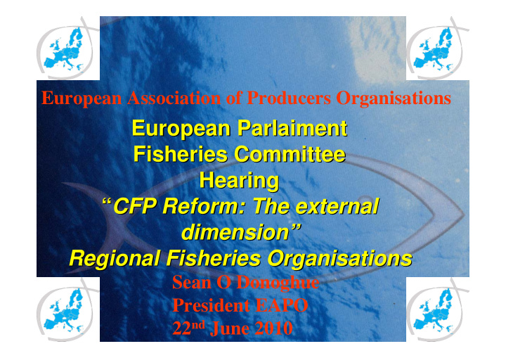 european parlaiment european parlaiment fisheries