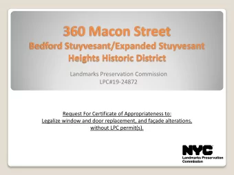360 Macon Street  Bedford Stuyvesant/Expanded Stuyvesant  Heights Historic District  Landmarks