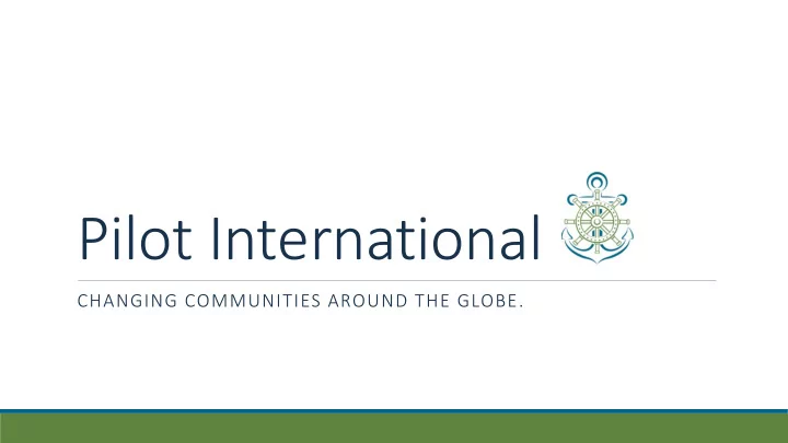 pilot international