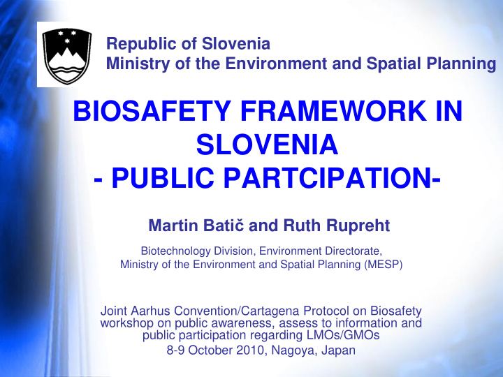 biosafety framework in