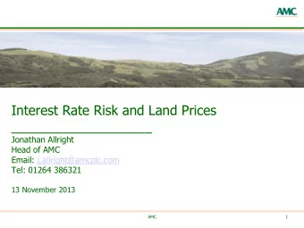 ___________________  Jonathan Allright  Head of AMC  Email: j.allright@amcplc.com  Tel: 01264