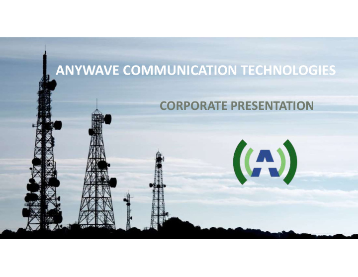 anywave communication technologies