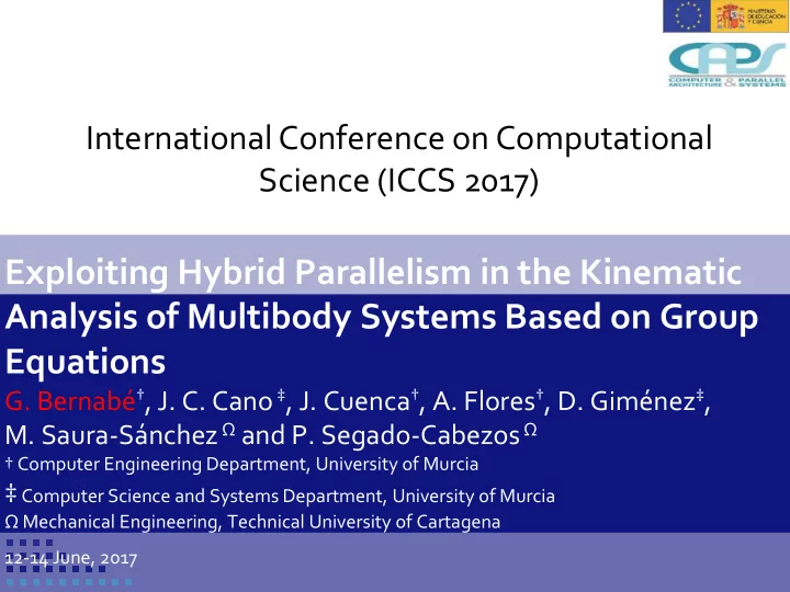 analysis of multibody systems based on group
