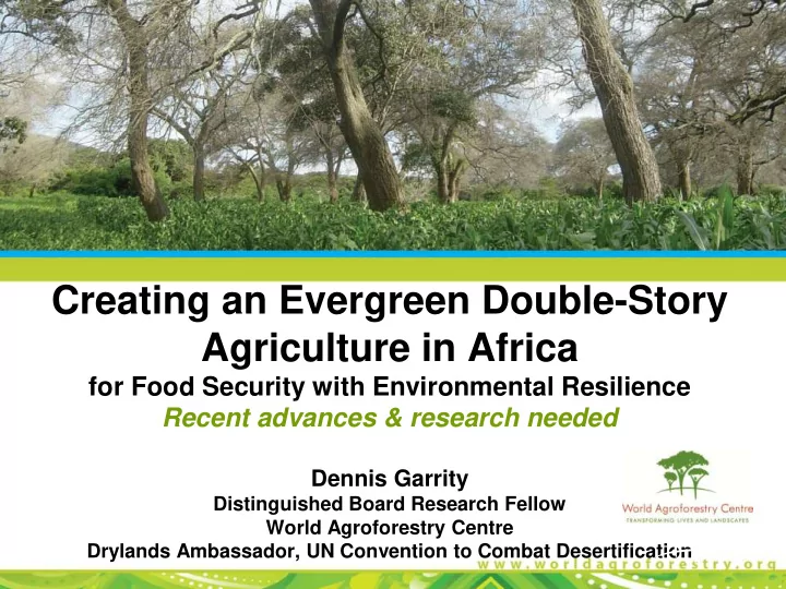 agriculture in africa