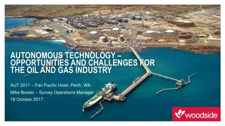 the oil and gas industry