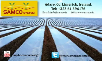 Tel: +353 61 396176  Email: info@samco.ie      Web: www.samco.ie  youtube.com/samcoagri