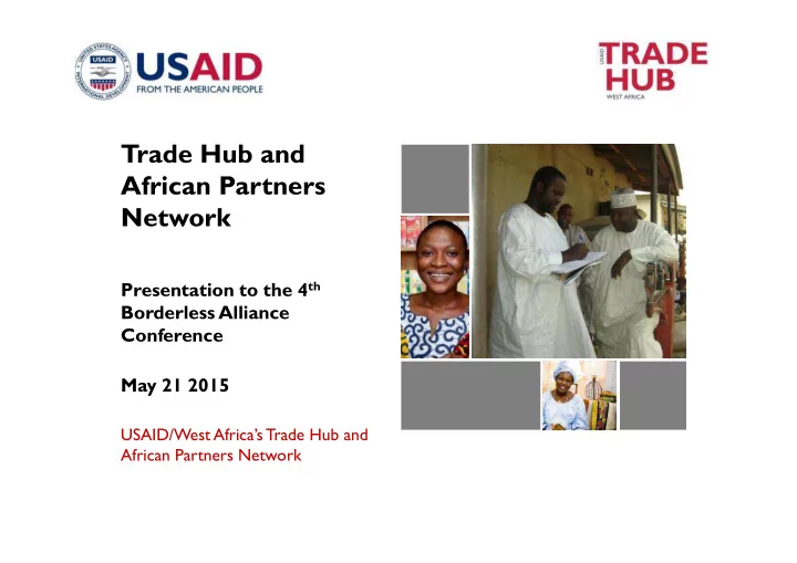 trade hub and african partners network