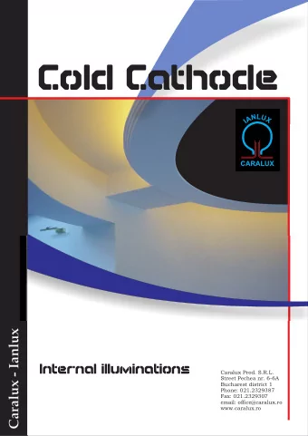 Cold Cathode  N  N  L  U  A  A  X  I  CARALUX  CARALUX  Internal illuminations  Caralux Prod.