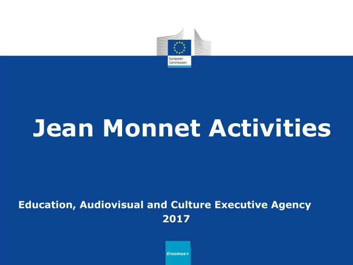 jean monnet activities