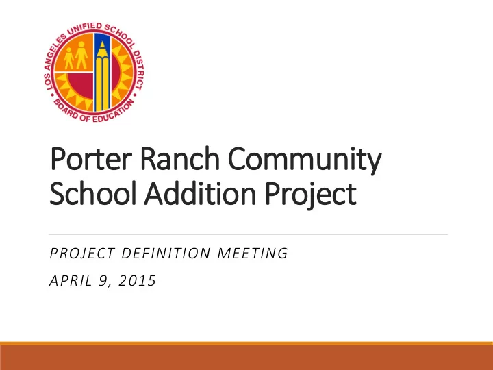 porter r er ranch c community y school a additi tion p
