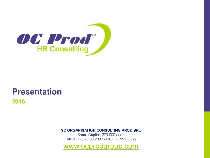 presentation