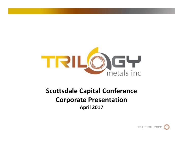 scottsdale capital conference corporate presentation