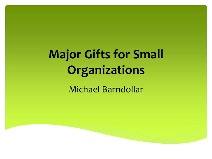 organizations