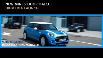 Marc mustard.  media relations manager.  305,000 cars sold globally last year  Total UK August