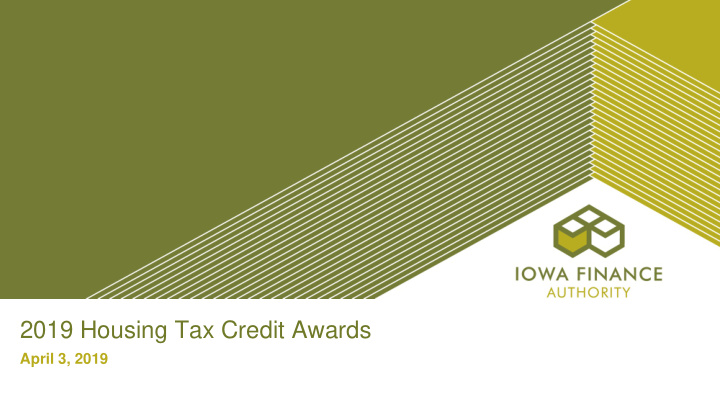 2019 housing tax credit awards