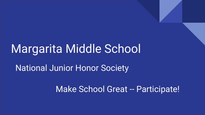 margarita middle school