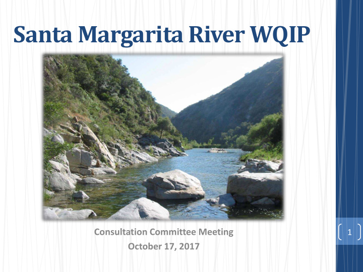 santa margarita river wqip