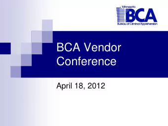 Conference  April 18, 2012  Agenda  New leadership  N-DEx update  ISS-related projects