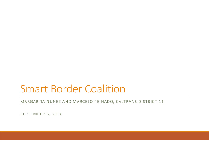 smart border coalition