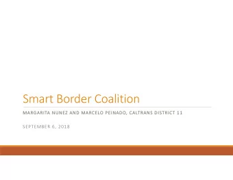 Smart Border Coalition  MAR  MARGARIT ARITA NUNE NUNEZ AN AND MAR  MARCEL ELO PEIN PEINADO, CA