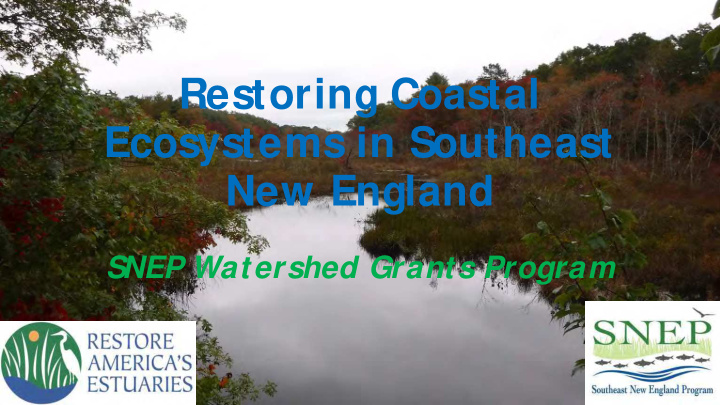 restoring coastal