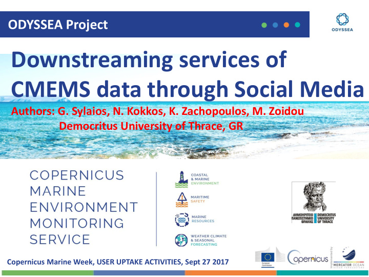 cmems data through social media