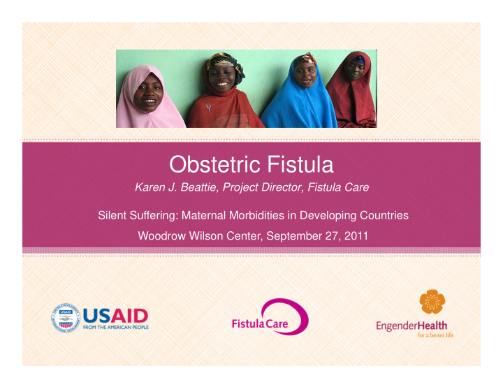obstetric fistula