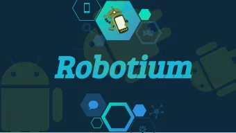 Robotium  Prepared by:      David Miguel  Elham Shahrour      Hema Lakshmi  Nesreen