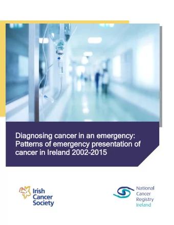 Diag  agnos  nosing c  g cancer i  ancer in a  n an e  emer  merge  gency  cy:  :  Patterns of