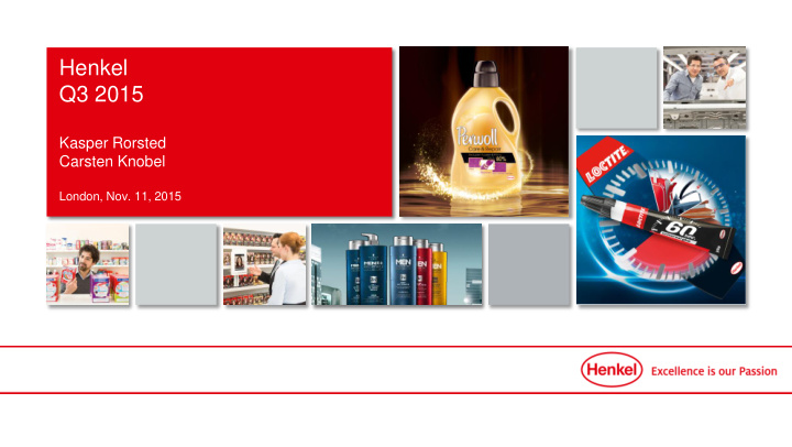 henkel q3 2015