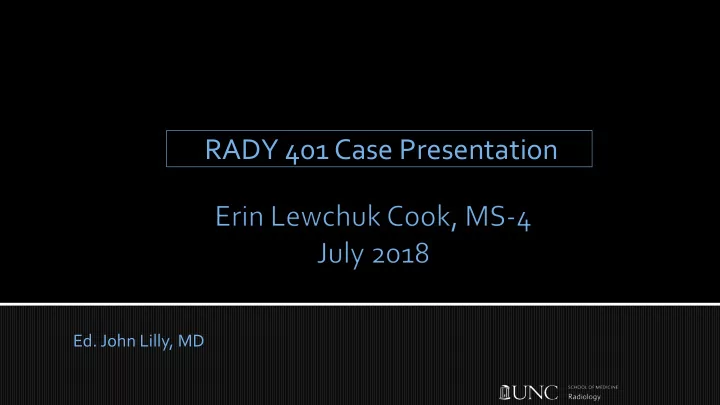 rady 401 case presentation