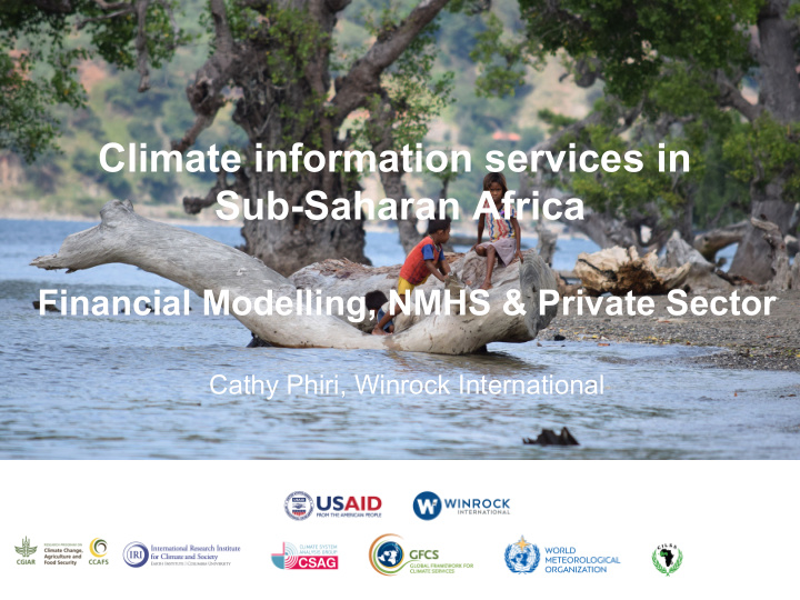 climate information services in sub saharan africa