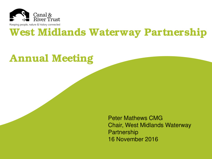 west midlands waterway partnership annual meeting