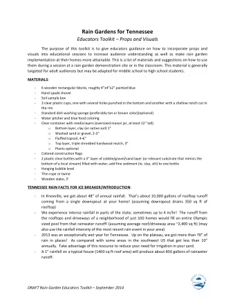 HOW  TO  USE  PROPS :   1. Two  gravel/water  bottles  show  impacts  of