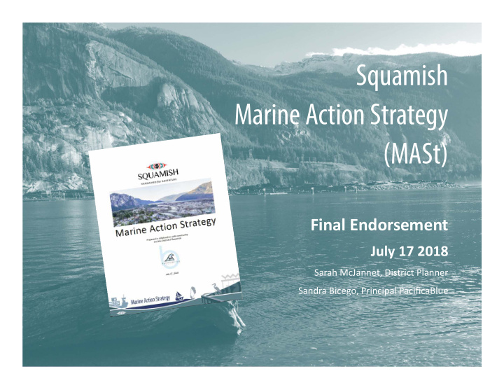squamish marine action strategy mast