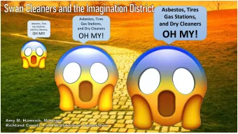 OH MY!  OH MY!  OH MY!  S  w  an C  leaners  -F  o  rfeited to  S  tate o  f O  hio  fo  r N  o