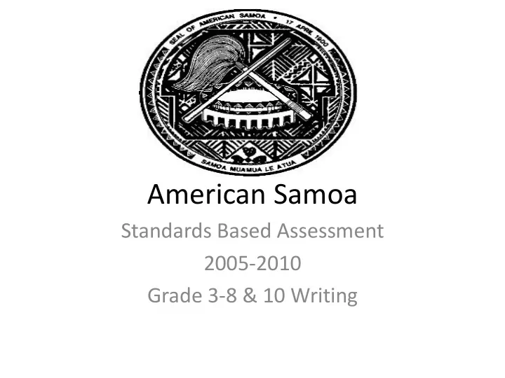 american samoa