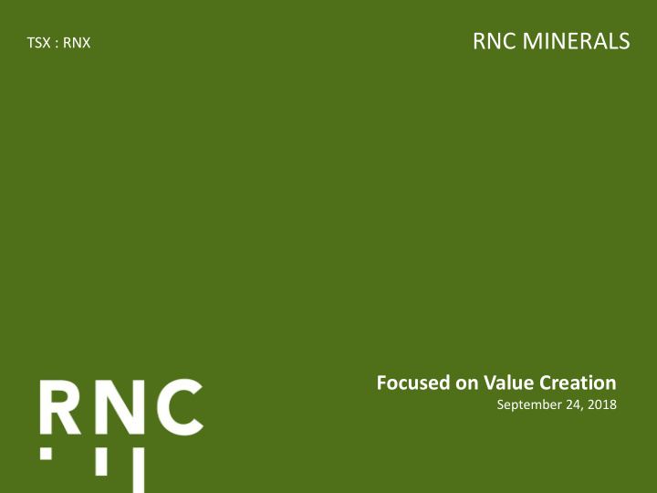 rnc minerals