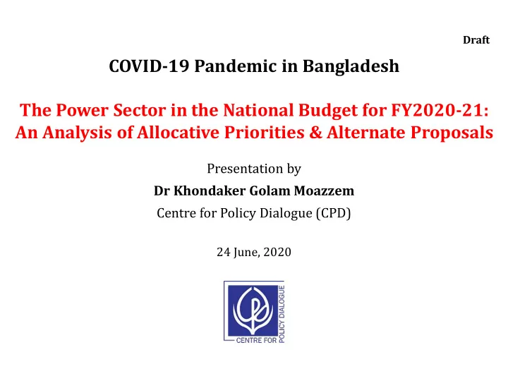covid 19 pandemic in bangladesh the power sector in the