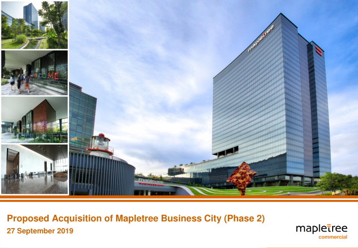proposed acquisition of mapletree business city phase 2