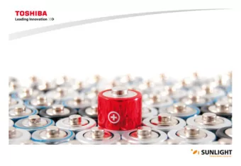 Index  Zinc Batteries  Special Batteries  Torches  Stands TOSHIBA - SUNLIGHT  Historical Overview