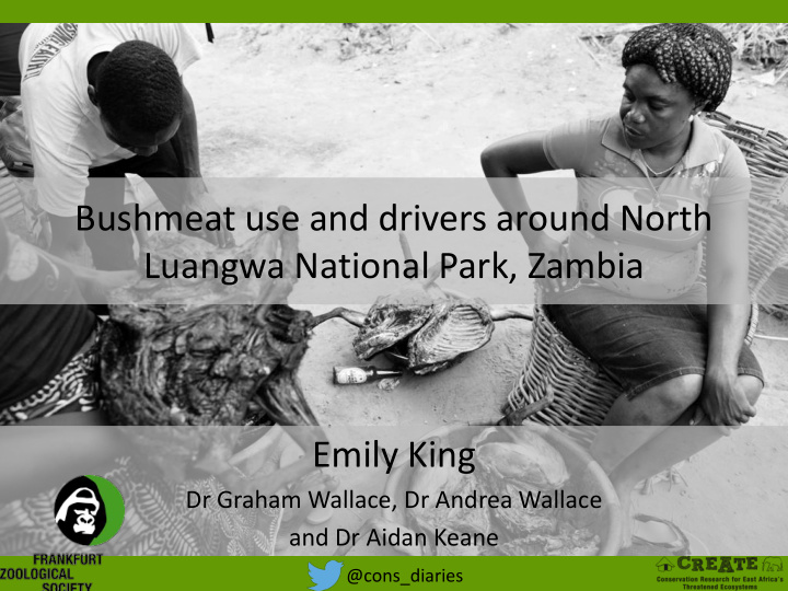 bushmeat use and drivers around north
