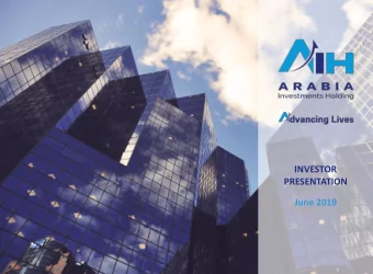 PRESENTATION  June 2019 D ISCLAIMER I MPORTANT N OTICE T HIS DOCUMENT DOES NOT CONSTITUTE , AND IS