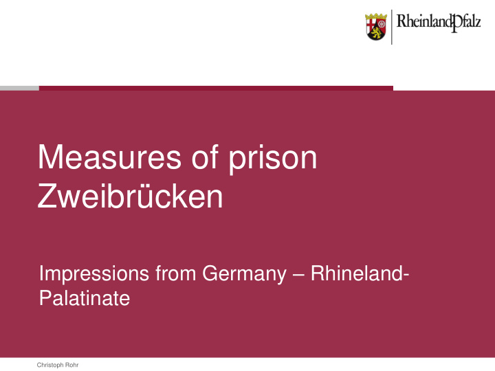 measures of prison