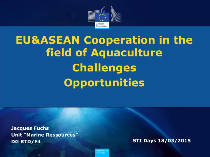 field of aquaculture