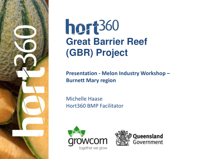 great barrier reef gbr project